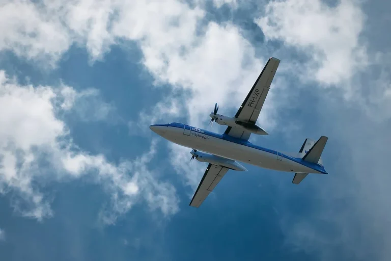 Aircraft and Blue Sky